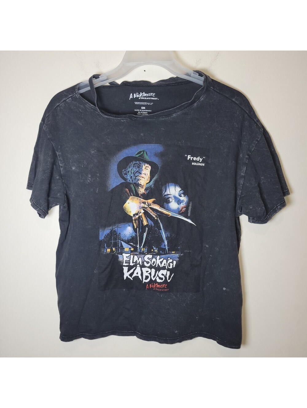 Nightmare On Elm Street T-Shirt "Elm Sokagi Kabusu" Men's S Freddy Kreuger READ